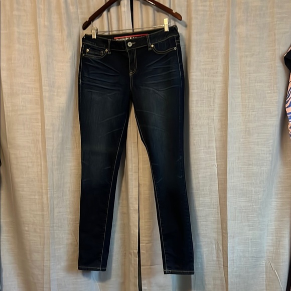 Women's Dark Blue Jeans - Picture 1 of 5